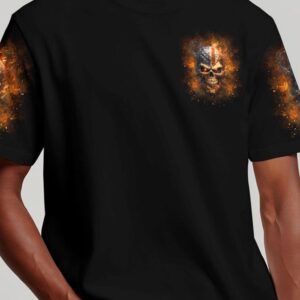 AMERICA LIVE IT LOVE IT OR GET THE HELL OUT SKULL ALL OVER