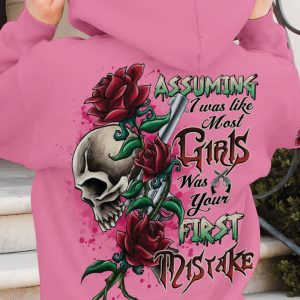 ASSUMING I WAS LIKE MOST GIRLS WINGS SKULL ALL OVER 3