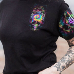 BADASS MOMMY MESSY BUN ALL OVER 1