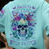 BUCKLE UP BUTTERCUP FLOWER SKULL ALL OVER 1