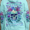 BUCKLE UP BUTTERCUP FLOWER SKULL ALL OVER 2