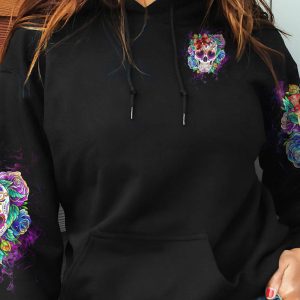 BUT DID YOU DIE MOM LIFE SKULL ROSE ALL OVER 3