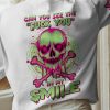 CAN YOU SEE THE F YOU SKULL COLORFUL ALL OVER