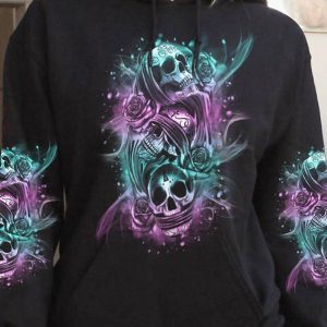 DONT TRY TO FIGURE ME OUT 3 SKULLS ALL OVER 1