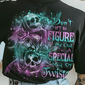 DONT TRY TO FIGURE ME OUT 3 SKULLS ALL OVER 2