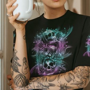 DONT TRY TO FIGURE ME OUT 3 SKULLS ALL OVER 5