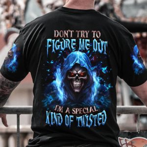 DONT TRY TO FIGURE ME OUT 3D T SHIRT 1