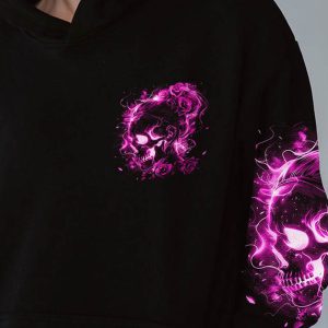 DONT TRY TO FIGURE ME OUT MESSY BUN SKULL ALL OVER 2