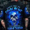DONT TRY TO FIGURE ME OUT SKULL T SHIRT