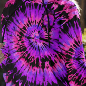 FRESH OUT OF F SKULL PURPLE TIE DYE ALL OVER 1
