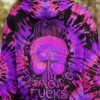 FRESH OUT OF F SKULL PURPLE TIE DYE ALL OVER
