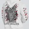 FROM OUR FIRST KISS SKELETON COUPLE ALL OVER PRINT HOODIE