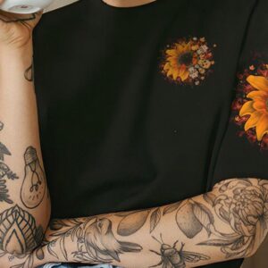 HAPPY FALL YALL SUNFLOWER SKULL ALL OVER 3