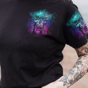 HELLO DARKNESS MY OLD FRIEND SKULL ALL OVER 3 1