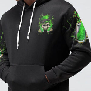 HELLO DARKNESS MY OLD FRIEND SKULL BEER PATRICKS DAY ALL OVER 1