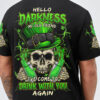 HELLO DARKNESS MY OLD FRIEND SKULL BEER PATRICKS DAY ALL OVER 2