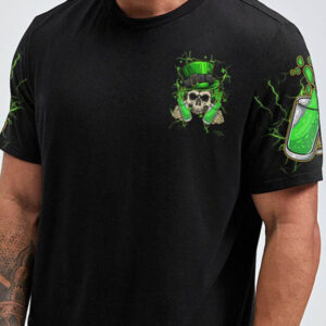 HELLO DARKNESS MY OLD FRIEND SKULL BEER PATRICKS DAY ALL OVER 3