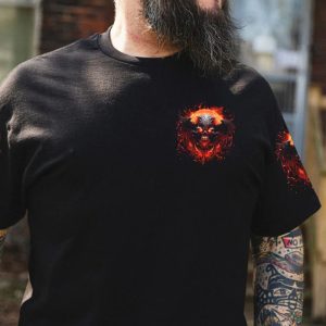 I AM A GRUMPY OLD MAN SKULL WINGS ALL OVER PRINT T SHIRT