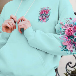 I AM A SWEET GIRL BUT IF YOU PISS ME OFF SKULL FLORAL ALL OVER 3