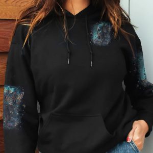 I AM A SWEET GIRL BUT IF YOU PISS ME OFF SUGAR SKULL BUTTERFLY ALL OVER PRINT HOODIE