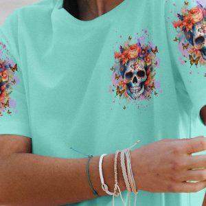 I AM A SWEET GIRL BUT IF YOU PISS ME OFF WATERCOLOR SUGAR SKULL ALL OVER 3