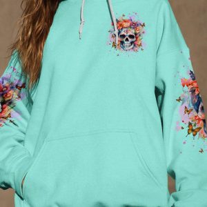 I AM A SWEET GIRL BUT IF YOU PISS ME OFF WATERCOLOR SUGAR SKULL ALL OVER