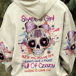 I AM A SWEET GIRL SKULL ALL OVER