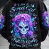 I AM A SWEET GIRL SUGAR SKULL ALL OVER