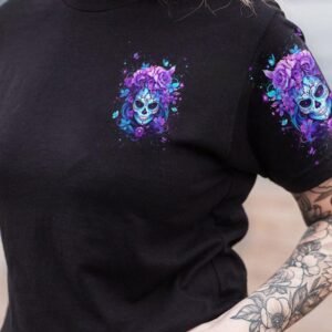 I AM A SWEET GIRL SUGAR SKULL ALL OVER 3