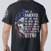 I AM AN AMERICAN SKULL ALL OVER PRINT T SHIRT
