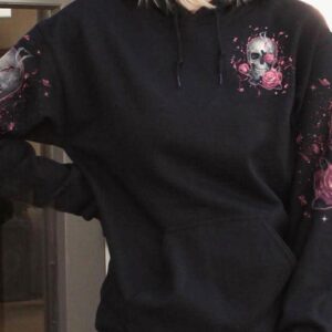 I AM THE STORM ROSE SKULL ALL OVER 1