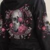 I AM THE STORM ROSE SKULL ALL OVER