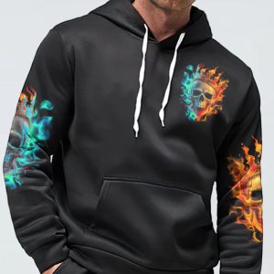 I AM THE STORM SKULL OLD MAN KING ALL OVER PRINT HOODIE