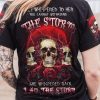 I AM THE STORM SKULL ROSES ALL OVER