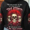I AM THE STORM SKULL ROSES ALL OVER 2