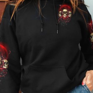 I AM THE STORM SKULL ROSES ALL OVER 3