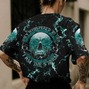 I AM THE STORM SKULL T SHIRT 1