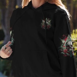 I AM THE STORM SKULL TRIANGLE ALL OVER PRINT HOODIE