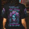 I AM THE STORM SUGAR SKULL GIRL ALL OVER PRINT T SHIRT 1