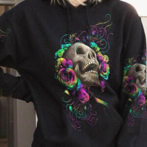 I AM THE STORM TIE DYE ROSE SKULL ALL OVER 1