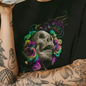 I AM THE STORM TIE DYE ROSE SKULL ALL OVER 3