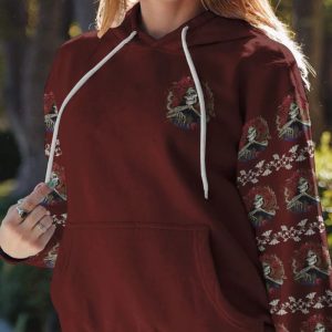 I AM WHO I AM SKULL ALL OVER PRINT HOODIE 2