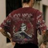 I AM WHO I AM SKULL ALL OVER PRINT T SHIRT 2