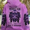 I AM WHO I AM SKULL HOODIE 1 1