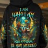 I AM WHO I AM SKULL HOODIE 1