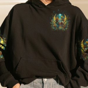 I AM WHO I AM SKULL HOODIE