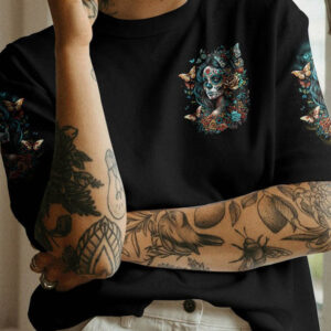 I AM WHO I AM SUGAR SKULL ALL OVER 3