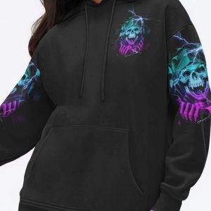 I AM WHO I AM VAMPIRE SKULL ALL OVER 3