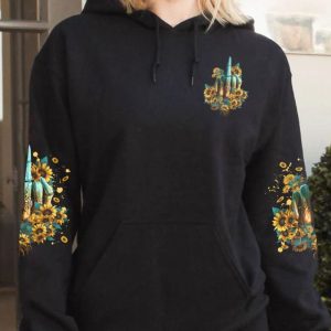 I CAN BUY MYSELF FLOWERS ALL OVER PRINT HOODIE 1