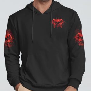 I CAN FIX STUPID EVIL SKULL ALL OVER PRINT HOODIE 1